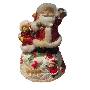 Chesapeake Bay Musical Santa Figurine Holiday Home Decor